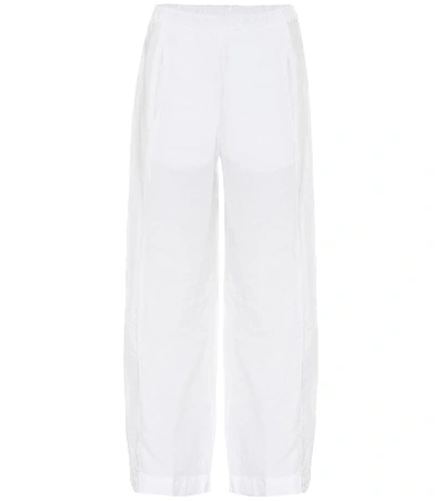 Shop Velvet Zola Linen Pants In White