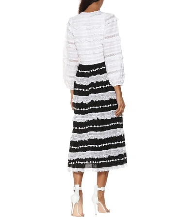 Shop Ulla Johnson Charline Lace Midi Dress In White