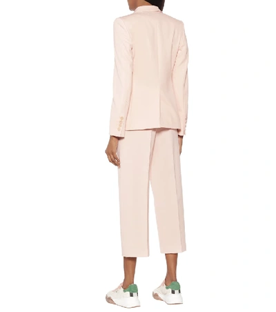 Shop Stella Mccartney Iris Stretch-wool Blazer In Pink