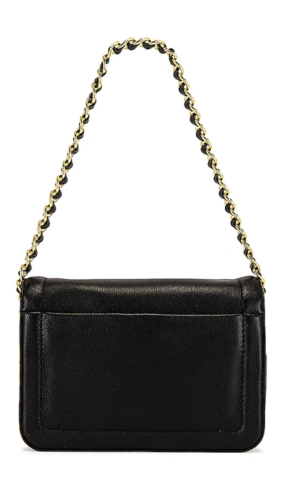 The Marc Jacobs The Mini Cushion Leather Shoulder Bag In Black