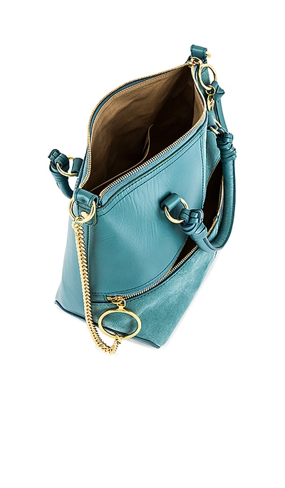 Shop See By Chloé Emy Small Satchel In Mineral Blue