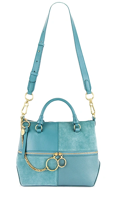 Shop See By Chloé Emy Small Satchel In Mineral Blue
