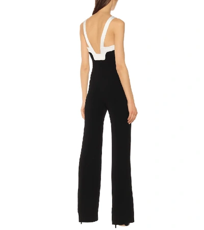 Shop Galvan Arabesque Crêpe Jumpsuit In Multicoloured