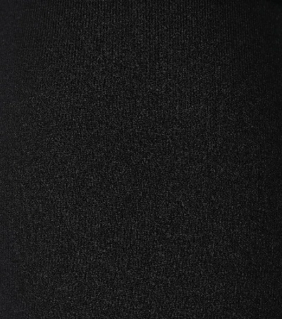 Shop Alaïa Wool-blend Skinny Pants In Black