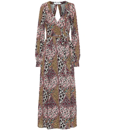 Shop The Upside Kate Floral Maxi Wrap Dress In Green