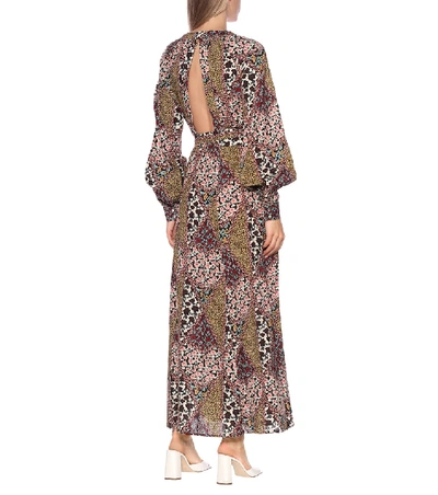 Shop The Upside Kate Floral Maxi Wrap Dress In Green