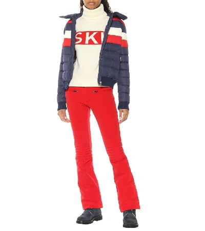 Shop Perfect Moment Aurora Flared Ski Pants In Red