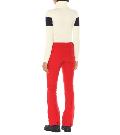 Shop Perfect Moment Aurora Flared Ski Pants In Red