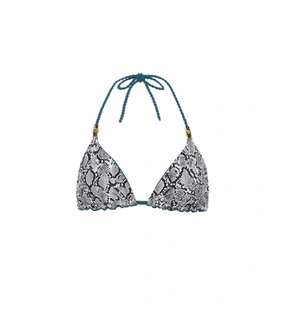 Shop Heidi Klein Mombasa Reversible Bikini Top In Grey