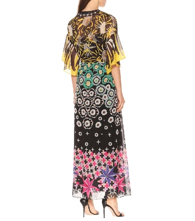 Shop Temperley London Beaumont Claudette Printed Kaftan In Multicoloured