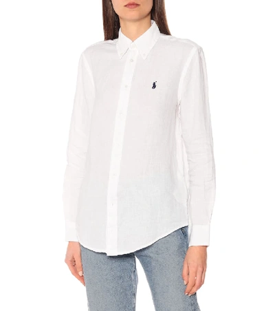 Polo Ralph Lauren Polo Pony Long-sleeve Shirt In White | ModeSens