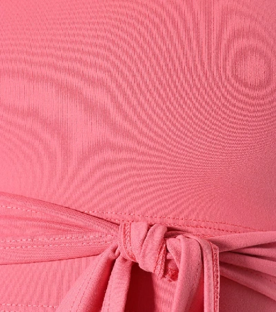 Shop Live The Process Block Cropped Tank Top In Pink