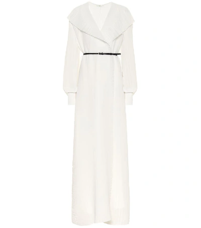 Shop The Row Hania Georgette Maxi Dress In White