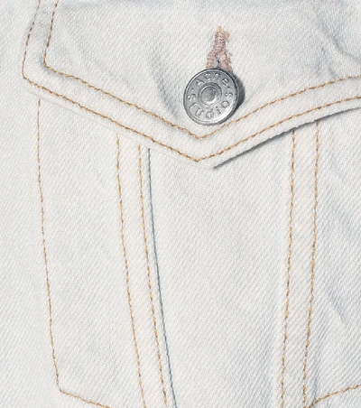 Shop Acne Studios Blå Konst Cotton-denim Jacket In Blue
