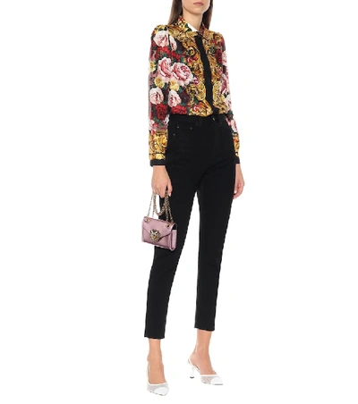 Shop Dolce & Gabbana Floral Silk Shirt In Multicoloured