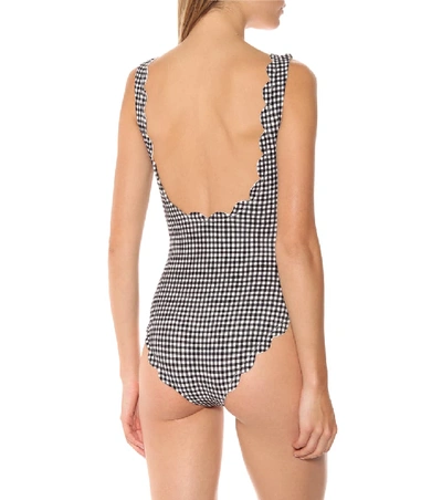 Shop Marysia Palm Springs Tie One-piece Swimsuit In Black