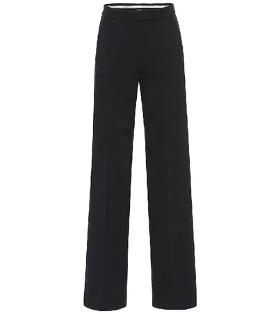 Shop Max Mara Odilia High-rise Stretch-jersey Pants In Black