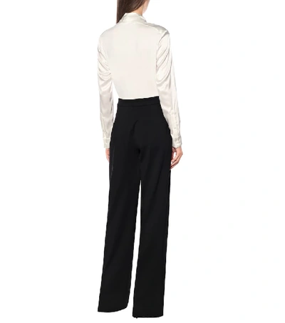 Shop Max Mara Odilia High-rise Stretch-jersey Pants In Black