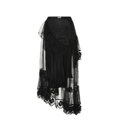 Shop Moncler Genius 4 Moncler Simone Rocha Tulle Skirt In Black