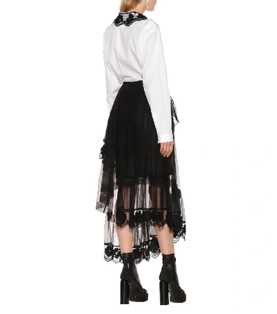 Shop Moncler Genius 4 Moncler Simone Rocha Tulle Skirt In Black