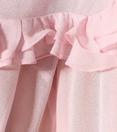 Shop Giambattista Valli Silk Blouse In Pink