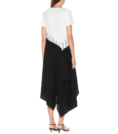 Shop Loewe Asymmetric Dress In Black