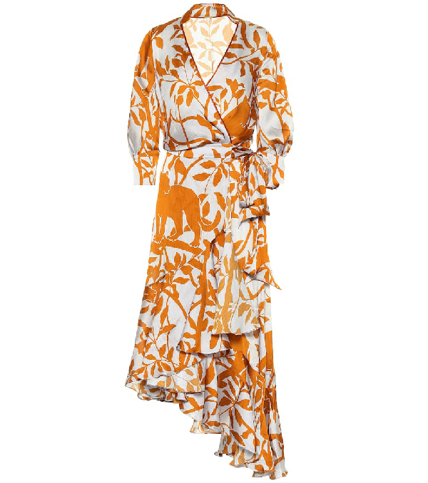 aje gabyon wrap dress