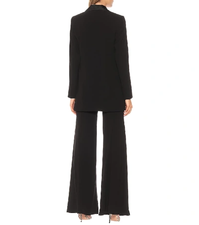 Shop Chloé Crêpe Blazer In Black