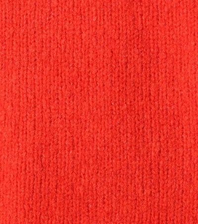 Shop Acne Studios Wool-blend Turtleneck Sweater In Red