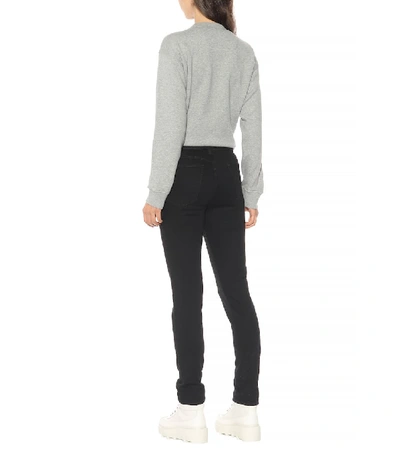 Shop J Brand Ruby High-waisted Skinny Jeans In Black