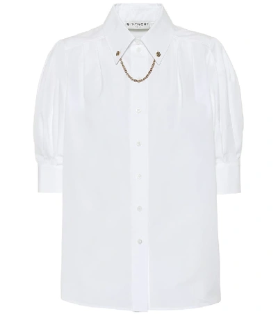 Shop Givenchy Cotton Shirt In White