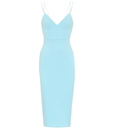 Shop Alex Perry Exclusive To Mytheresa – Valentine Crêpe Midi Dress In Blue