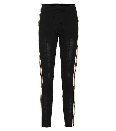 Shop Isabel Marant Étoile Dario Tapered Jersey Trackpants In Black
