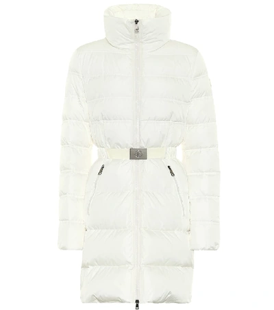 Shop Moncler Accenteur Down Coat In White