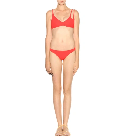 Shop Araks Enil Bikini Bottoms In Red