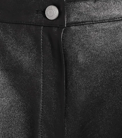 Shop Magda Butrym Wembley High-rise Leather Pants In Black