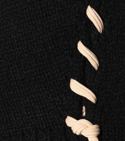 Shop Acne Studios Wool Turtleneck Sweater In Black
