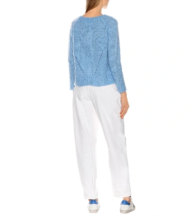 Shop Isabel Marant Étoile Shields Alpaca-blend Sweater In Blue