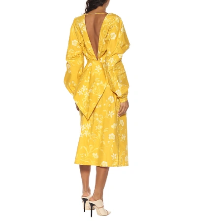 Shop Johanna Ortiz San Bernardo Del Viento Dress In Yellow