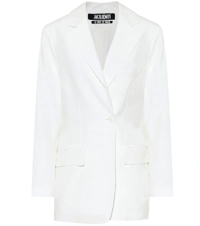 Shop Jacquemus La Veste De Costume Blazer In White