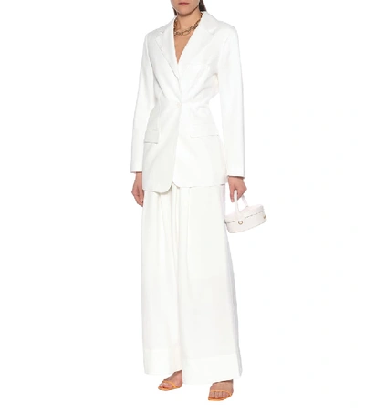 Shop Jacquemus La Veste De Costume Blazer In White