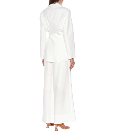 Shop Jacquemus La Veste De Costume Blazer In White