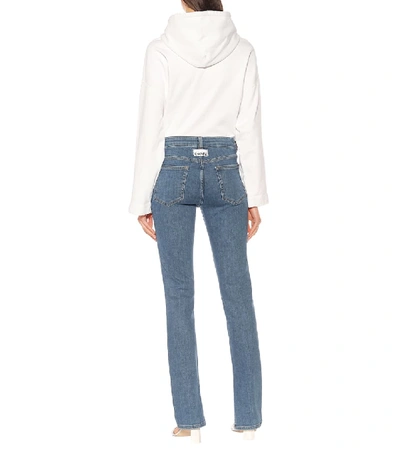 Shop Ganni Mid-rise Skinny Jeans In Blue