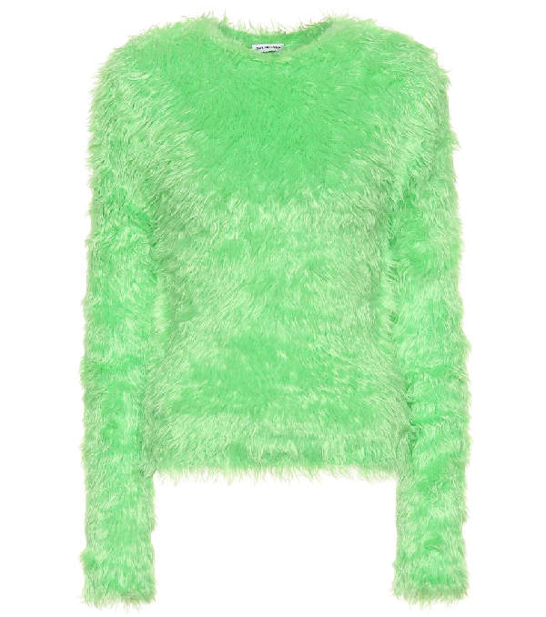 balenciaga green jumper