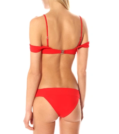 Shop Alexandra Miro Lola Tanga Bikini Bottoms In Red
