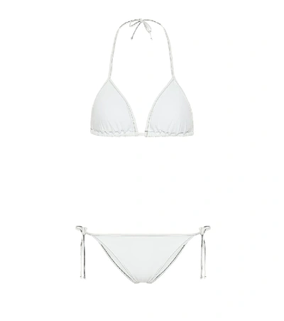 Shop Burberry Cobb Bikini In White