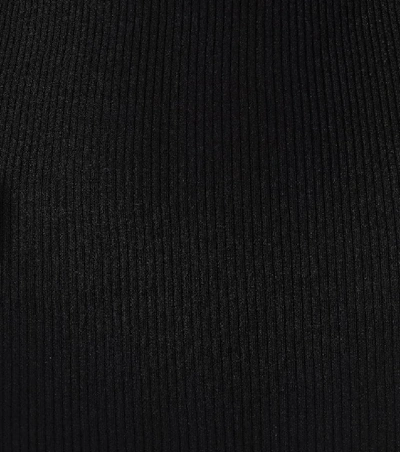Shop Rick Owens Stretch Jersey One-shoulder Dress In Black
