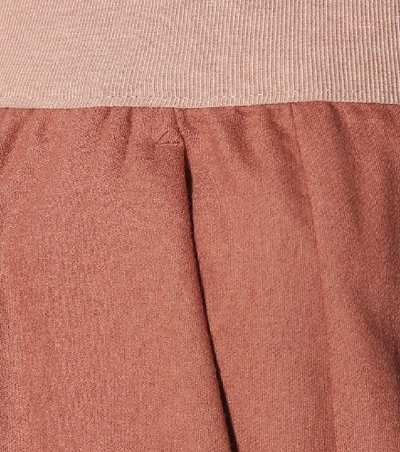 Shop Agnona Wool And Cashmere-blend Pants In Pink