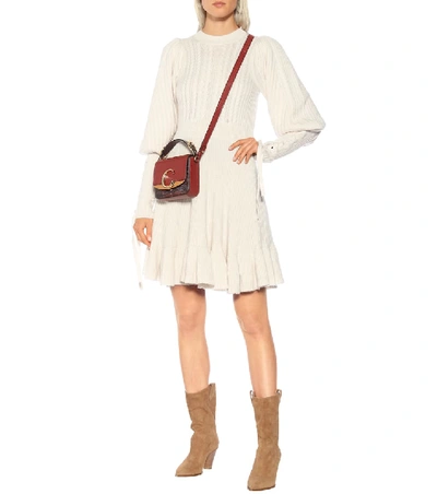 Shop Ulla Johnson Renee Wool And Cashmere Dress In White