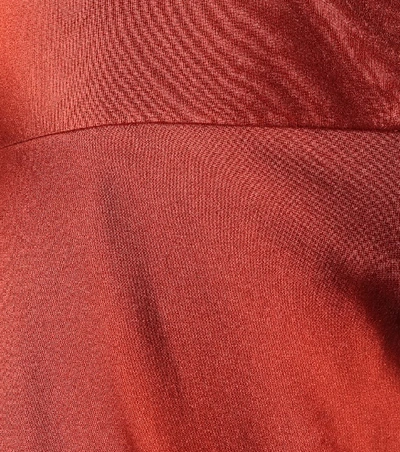 Shop Zimmermann Espionage Stretch-silk Dress In Red